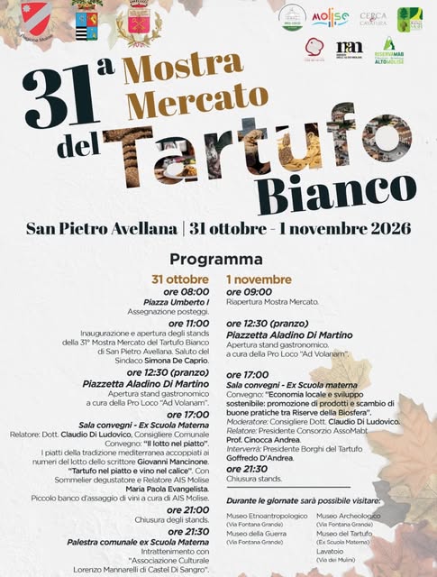 Locandina di 31° Mostra Mercato del Tartufo Bianco