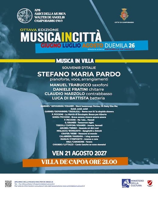 Affiche de Musica in Villa - Souvenir d'Italie
