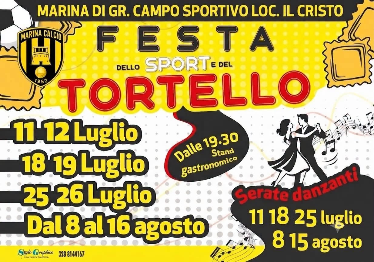 Locandina di Festa dello Sport e del Tortello