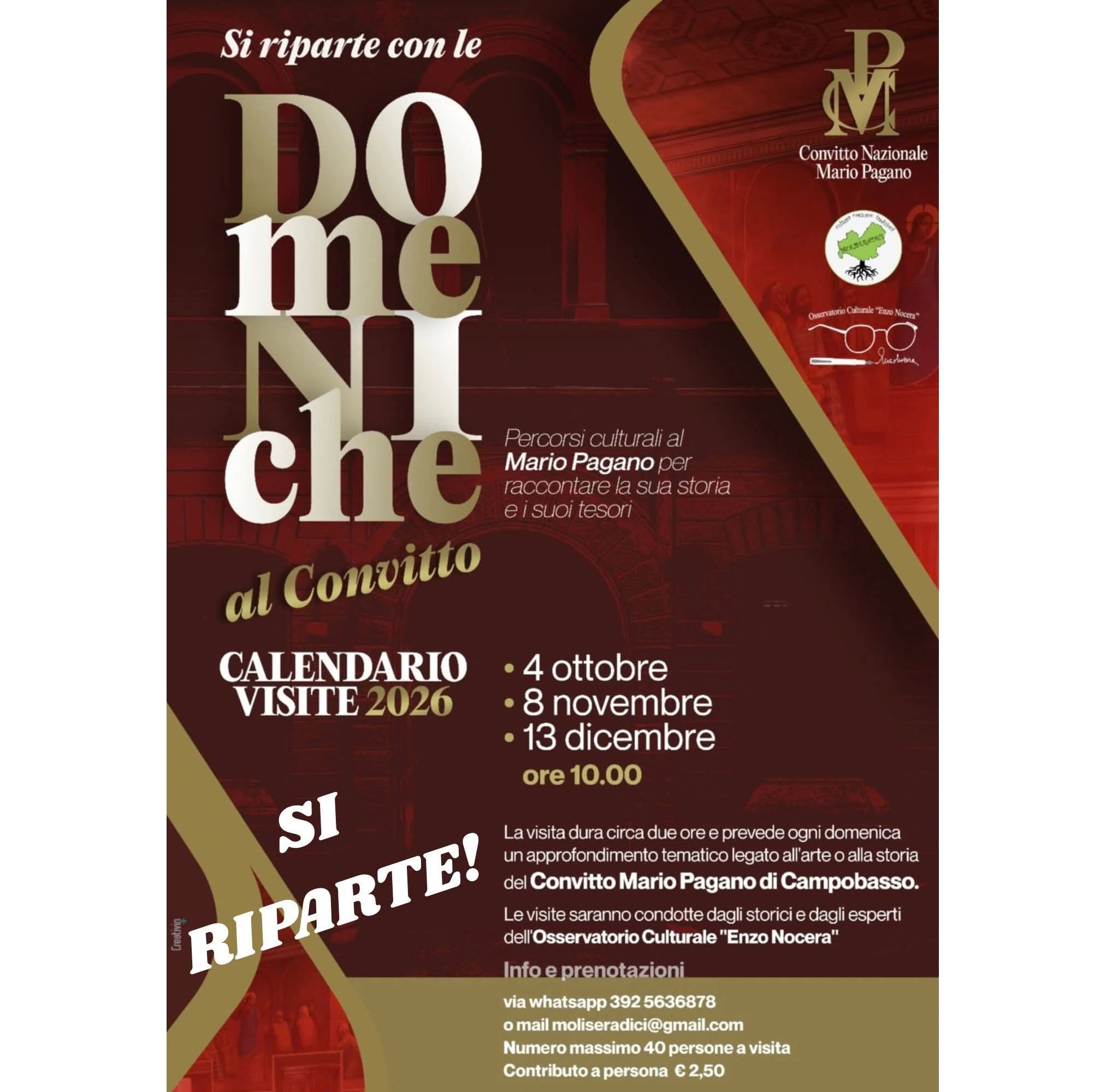 Affiche de Domeniche al Convitto