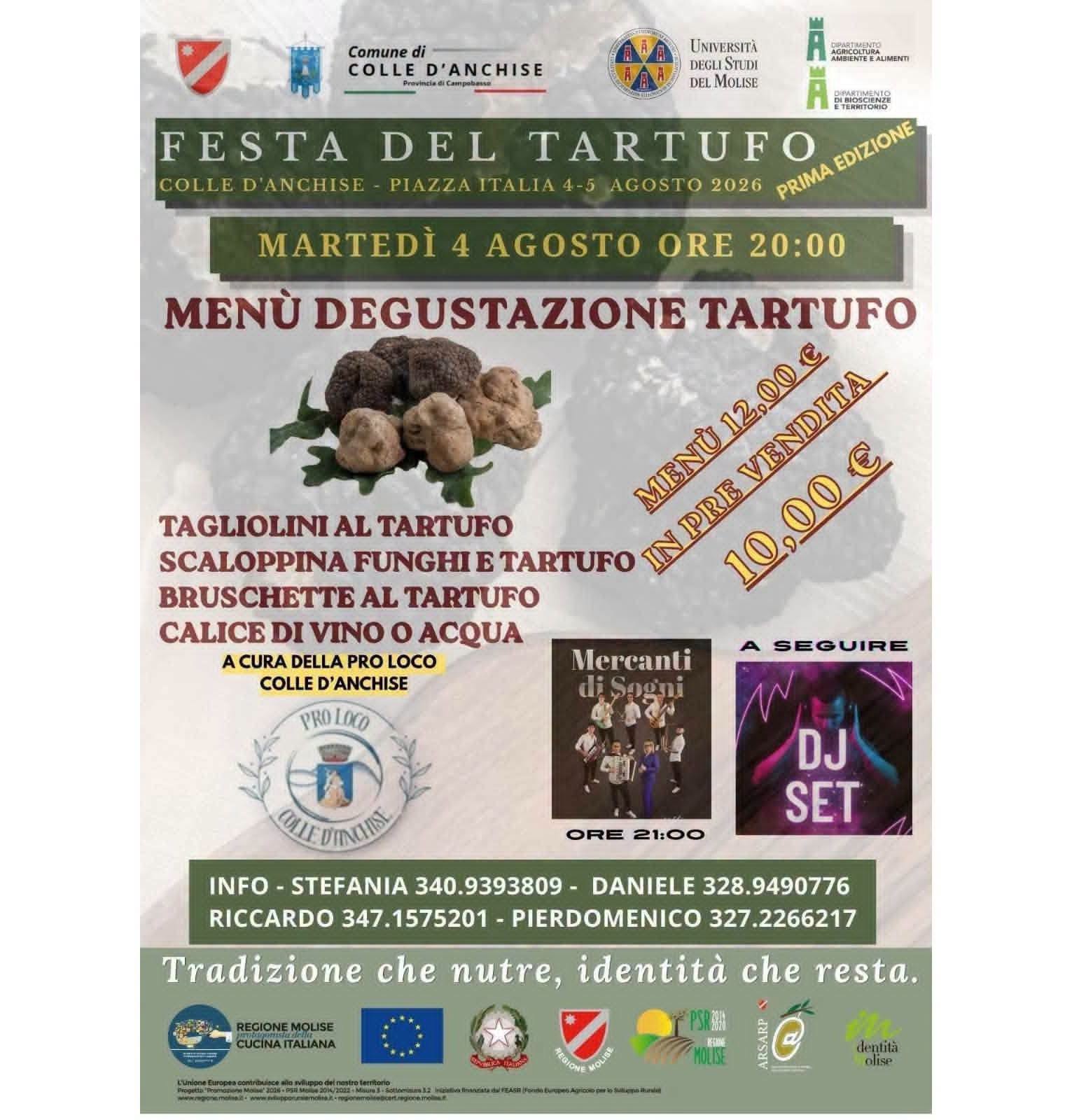 Locandina di FESTA DEL TARTUFO COLLE D'ANCHISE