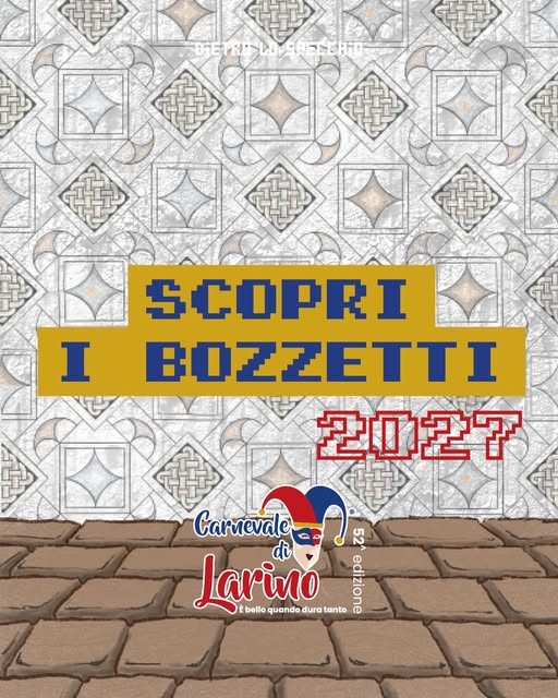 Affiche de Carnevale di Larino 2027 – 52ª Edizione